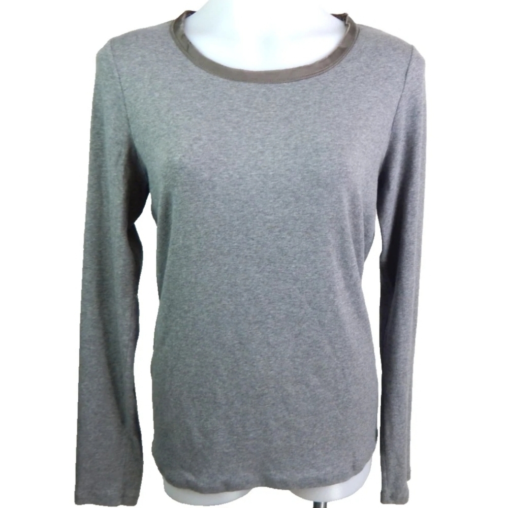 Peserico Tricot Rib Knit Long Sleeve Tee